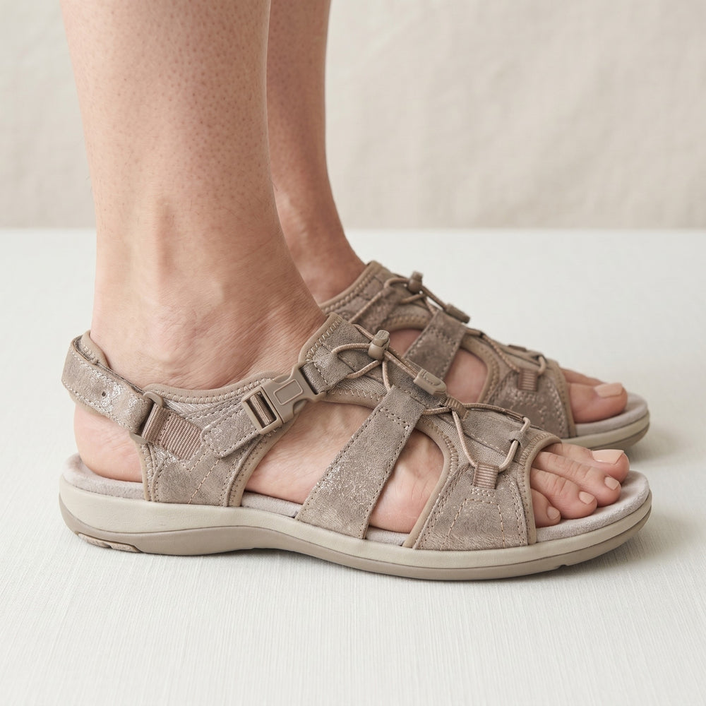 Contoured Comfort Sandals - view 2 | Lunova