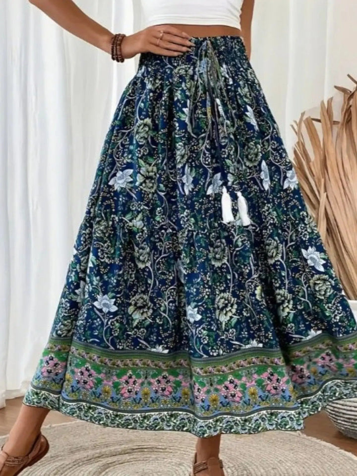 Bohemian Maxi Skirt-Lunova Fashion