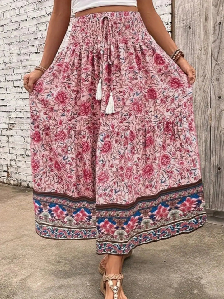 Bohemian Maxi Skirt-Lunova Fashion