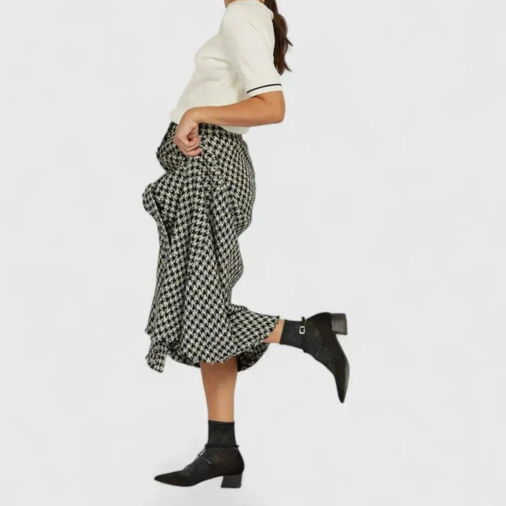 Caged Block Heel Pumps with cushioned — view 2 | Lunova