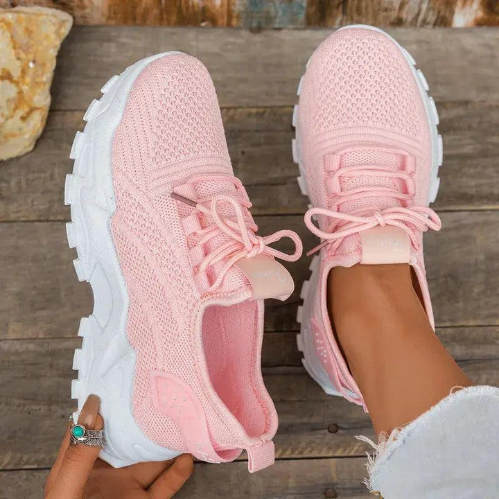 Chunky Mesh Trainers with cushioned — view 5 | Lunova