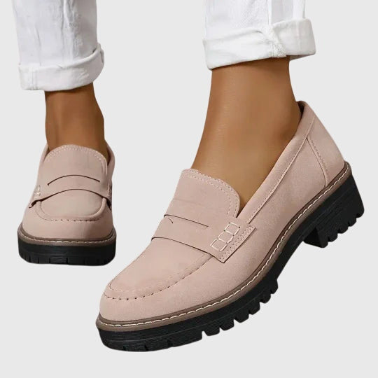 Chunky Penny Loafers-Lunova Fashion