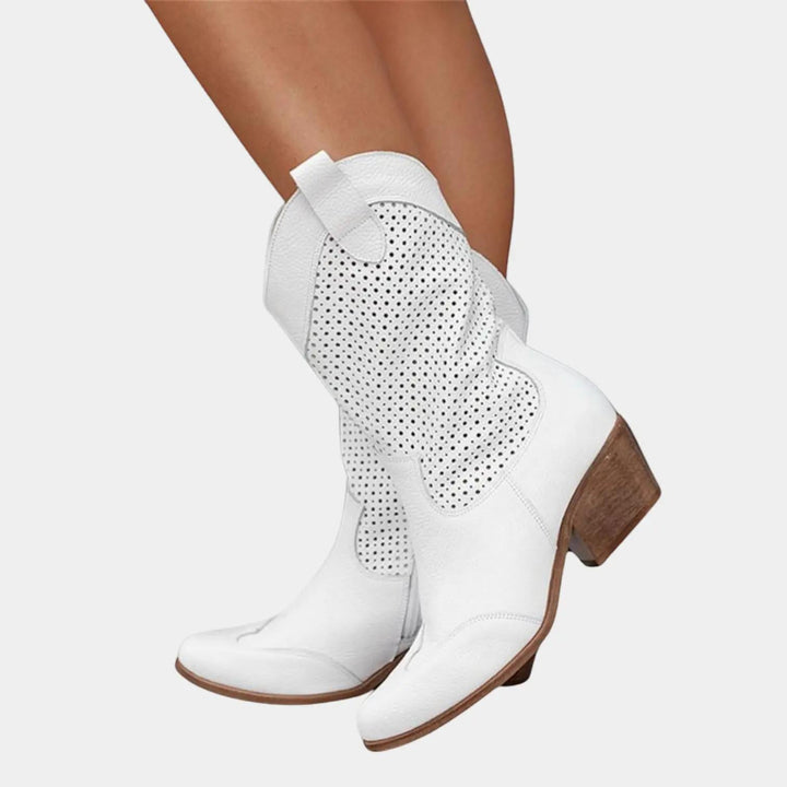 White Cowboy Boots