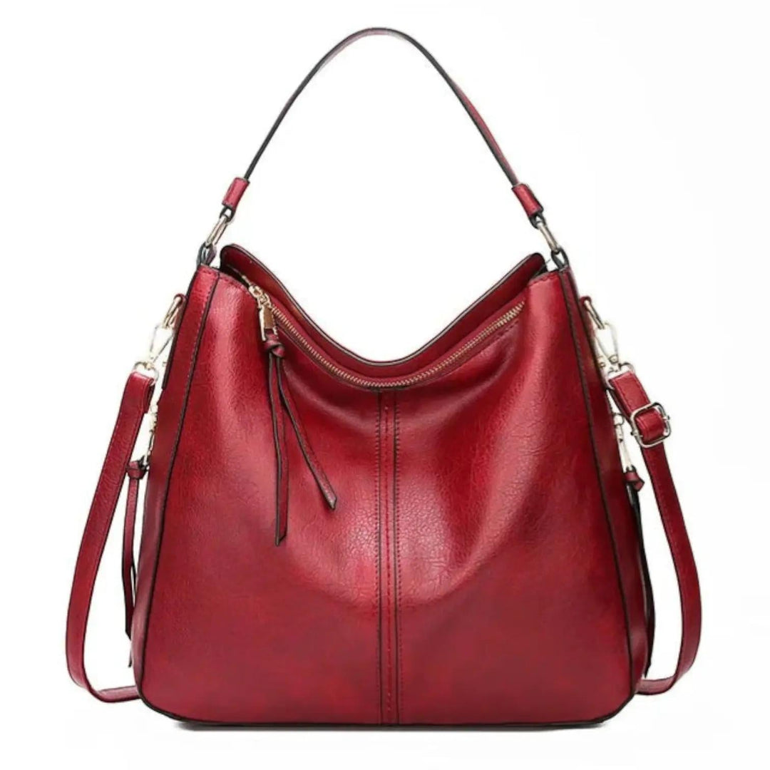 Red Hobo Bag | Lunova