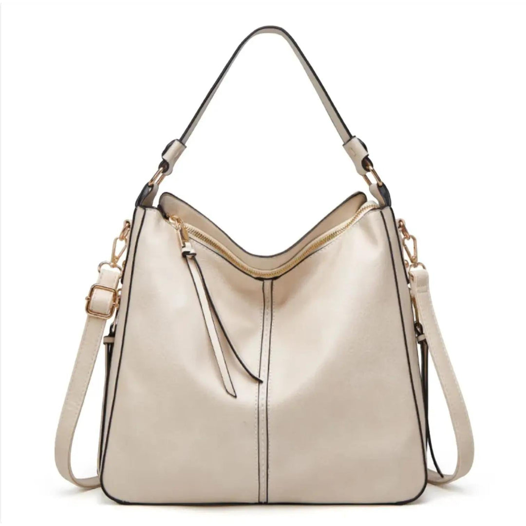 Beige Hobo Bag | Lunova