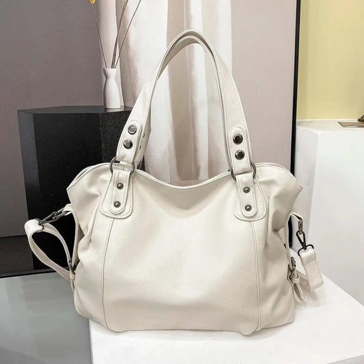 White Hobo Bag | Lunova