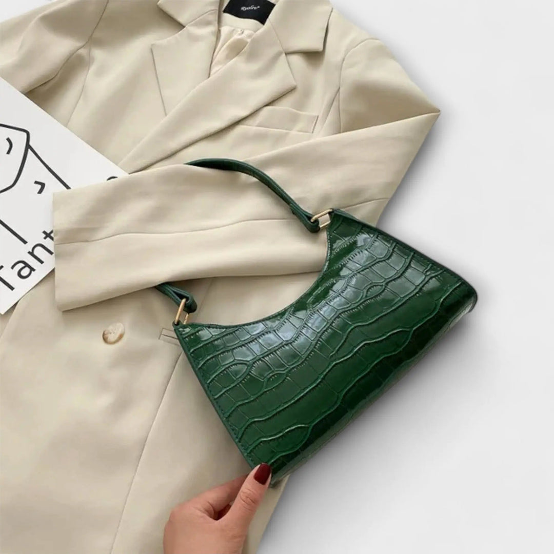 Green Iconic Shoulder Bag | Lunova