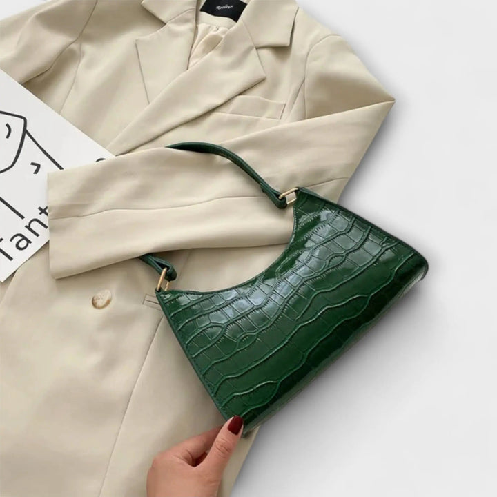 Green Iconic Shoulder Bag | Lunova