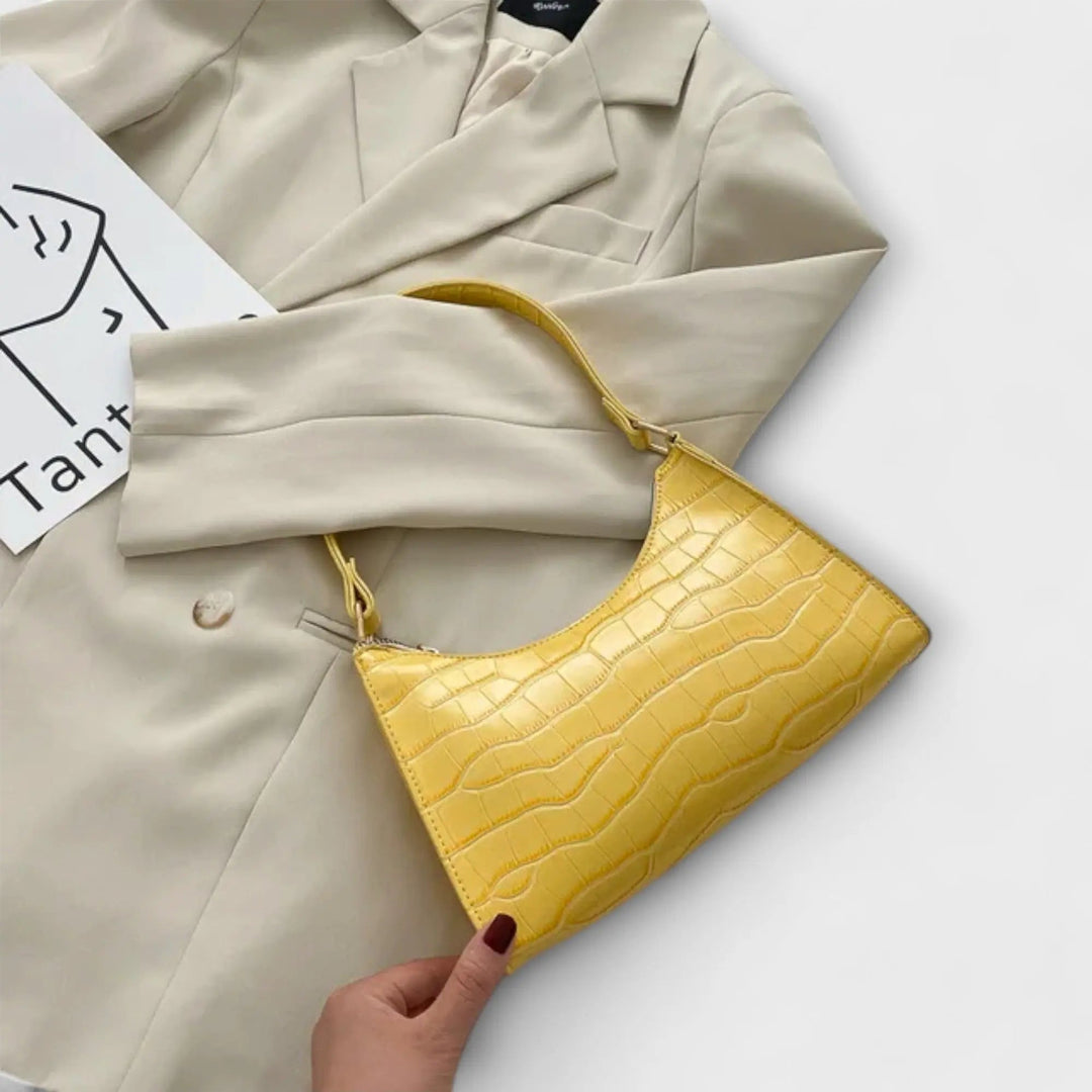 Yellow Iconic Shoulder Bag | Lunova