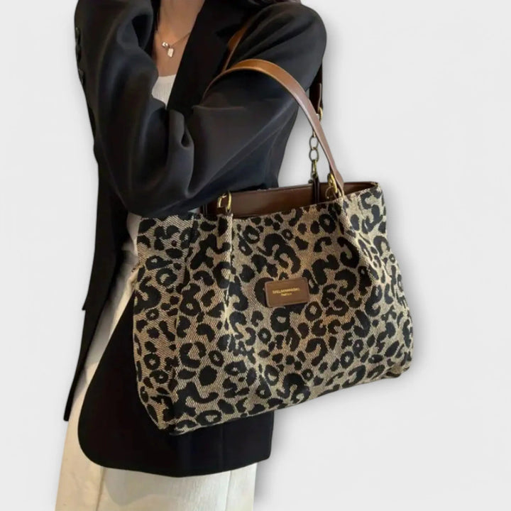 Leopard Tote Bag — view 2 | Lunova