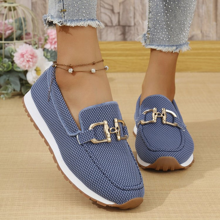 Cushioned Round-Toe Loafers - view 12 | Lunova