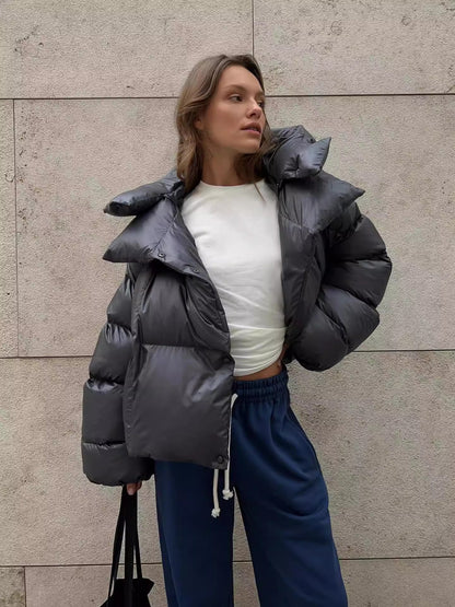 Cropped Puffer Jacket