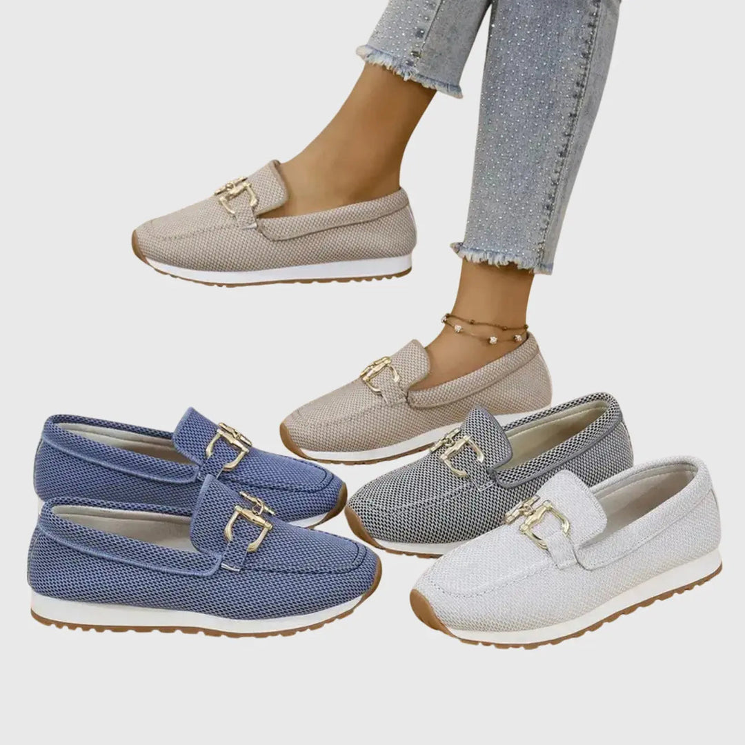 Cushioned Round-Toe Loafers - view 2 | Lunova