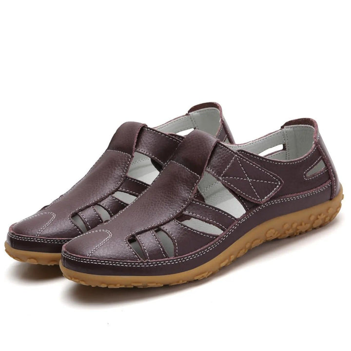 Brown Everyday Multi-Strap Sandals - view 2 | Lunova