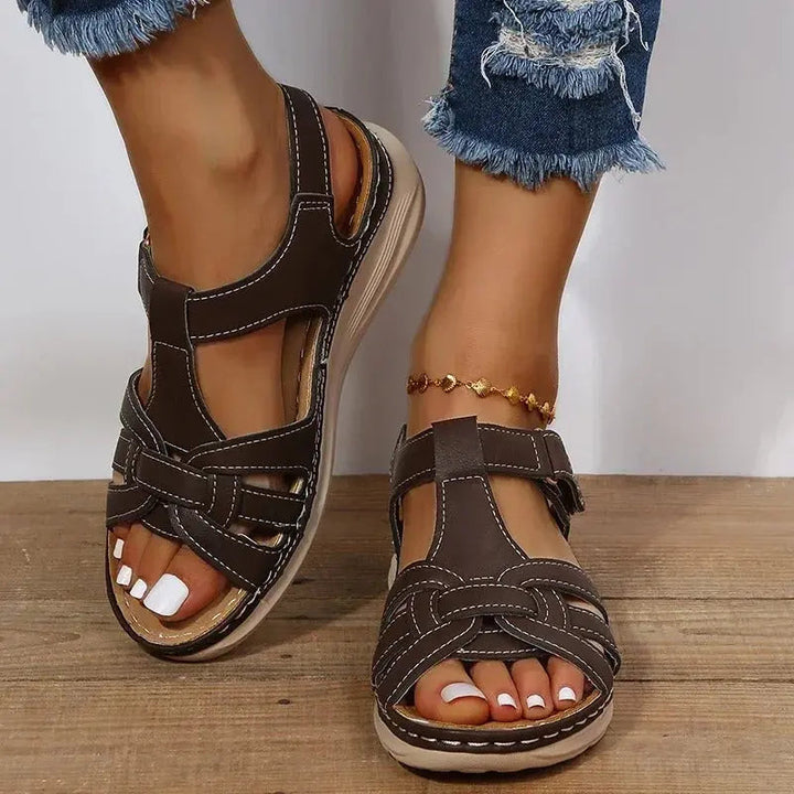 Soft-Sole Strap Sandals - view 2 | Lunova