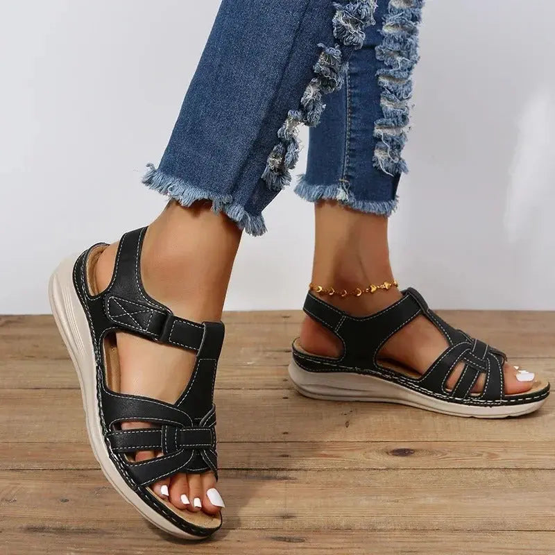 Soft-Sole Strap Sandals - view 3 | Lunova