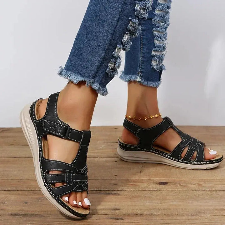 Soft-Sole Strap Sandals - view 3 | Lunova