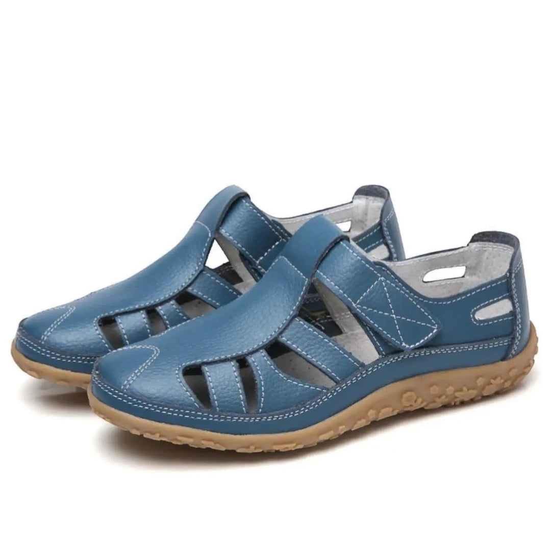 Light Blue Everyday Multi-Strap Sandals | Lunova