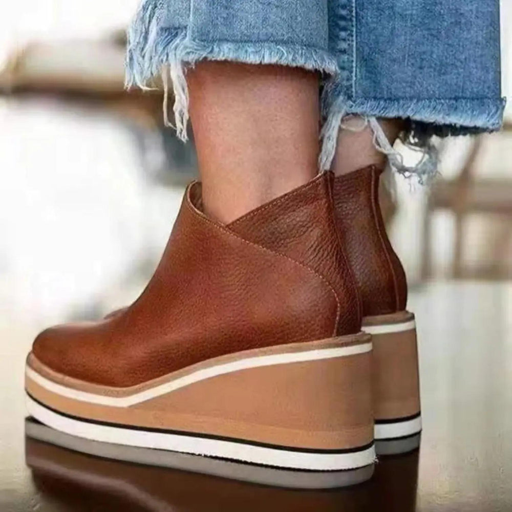 Platform Ankle Boots with platform — view 2 | Lunova