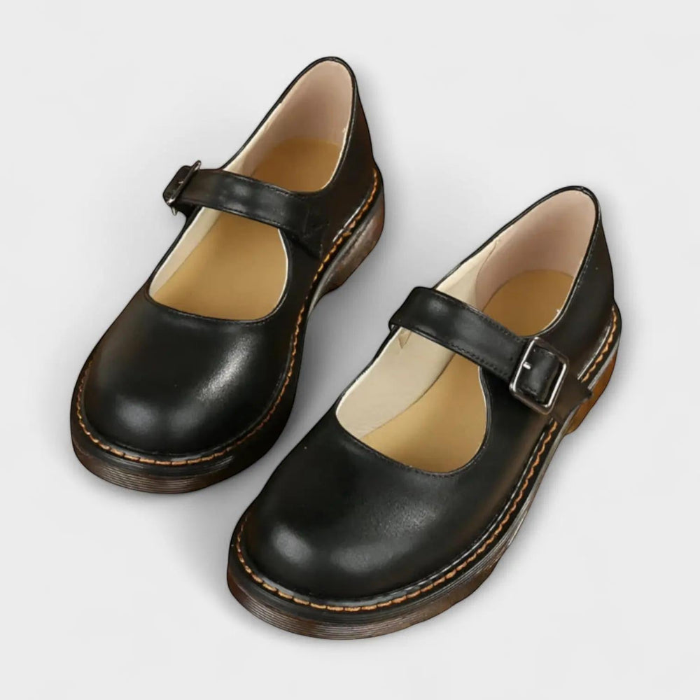 Platform Mary Janes with platform, cushioned — view 2 | Lunova