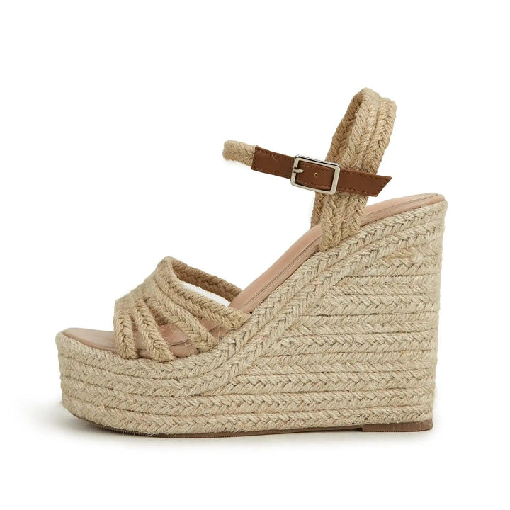 Platform Wedge Sandals-Lunova Fashion