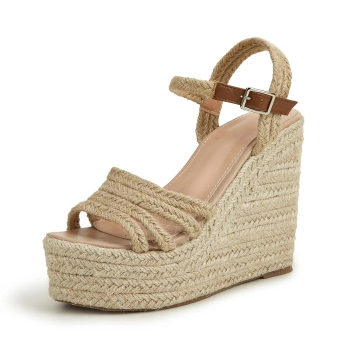 Platform Wedge Sandals-Lunova Fashion