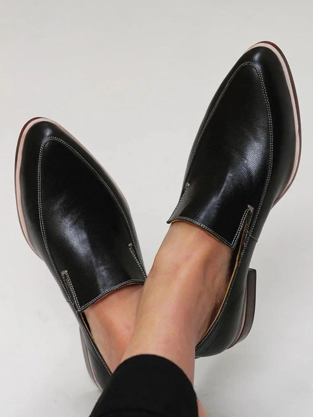 Pointed Slip-On Flats-Lunova Fashion