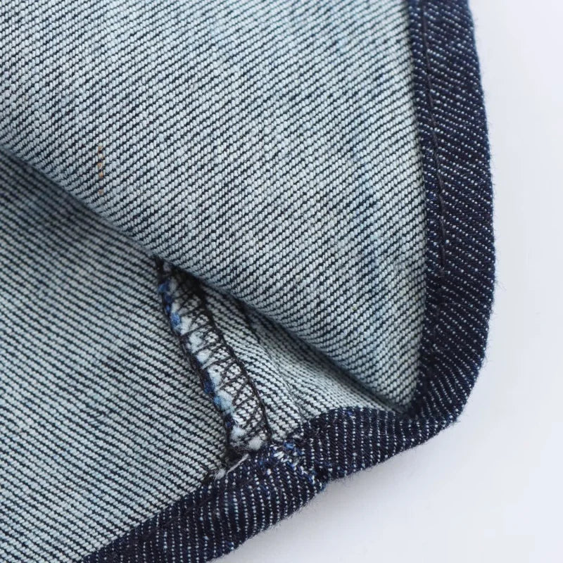 Women's Denim Midi Dress