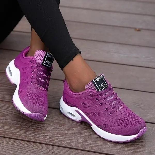 Purple Sportive Trainers with lace, lace-up | Lunova