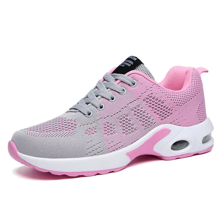 Pink Sportive Trainers with lace, lace-up