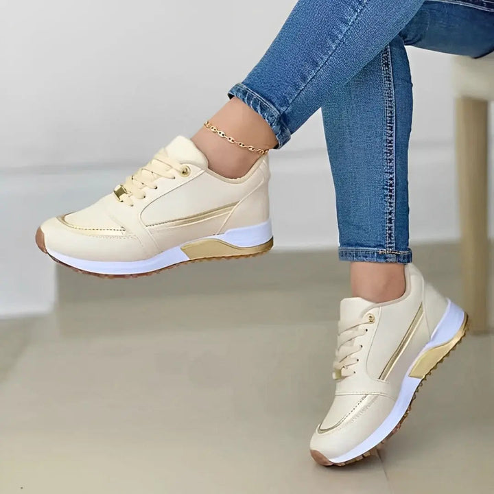 Beige Supportive Trainers