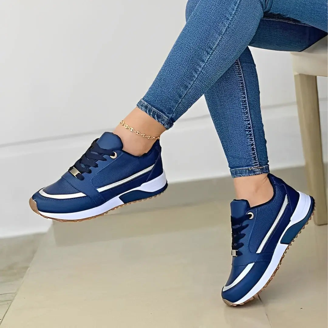 Blue Supportive Trainers with cushioned | Lunova