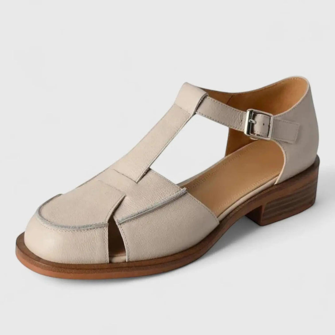 T-Strap Fisherman Sandals with buckle, cushioned | Lunova