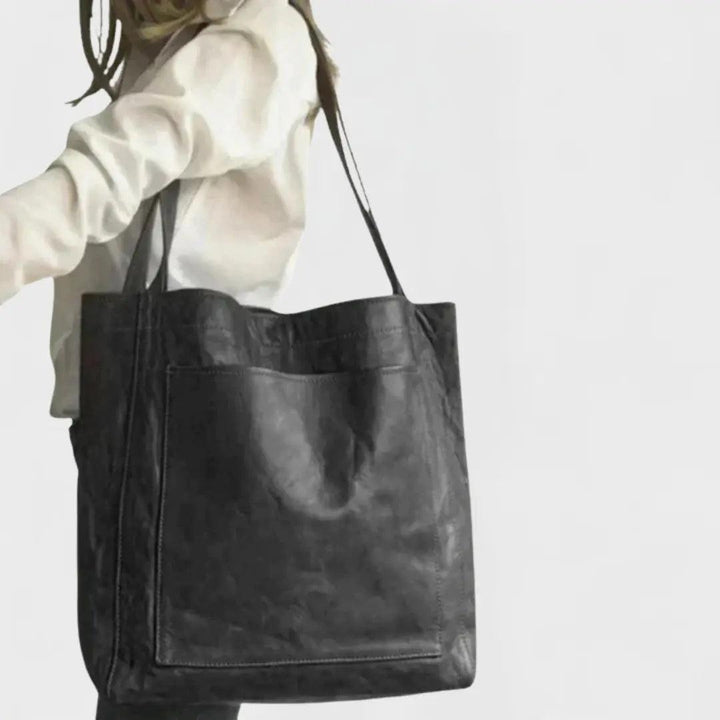 Black Tote Bag | Lunova