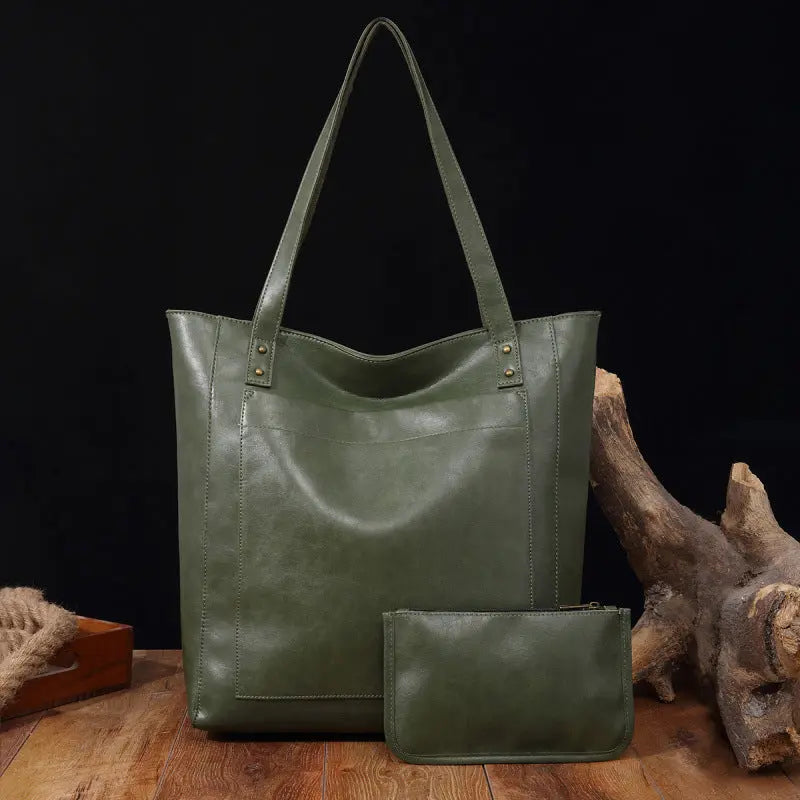 Green Tote Bag | Lunova