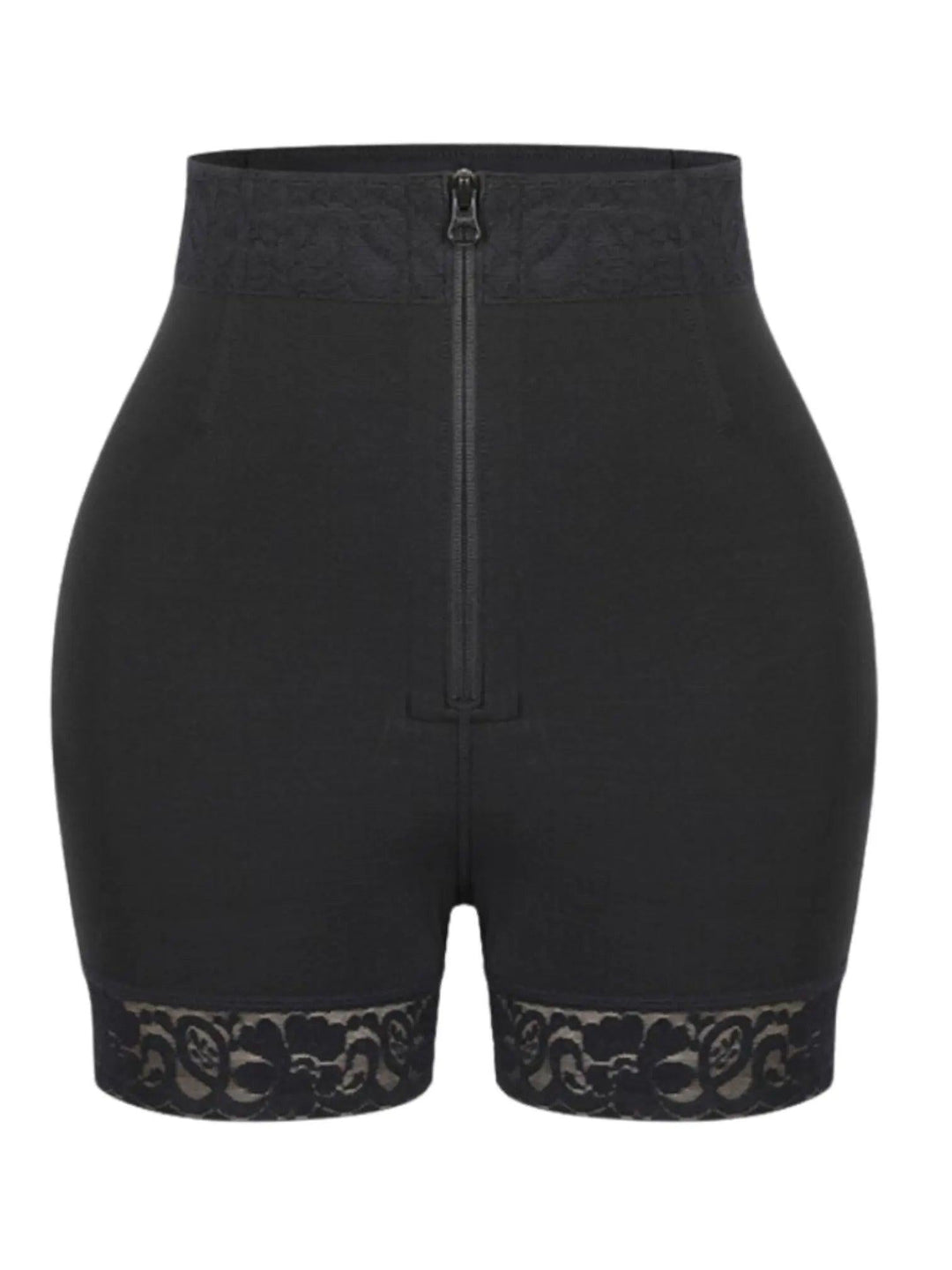 Zip Shapewear Shorts-Lunova Fashion